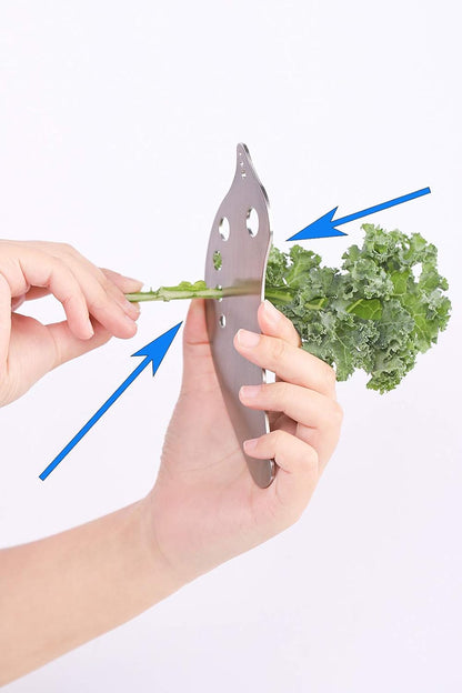 Herb Stripper Tool, Looseleaf Kale, Chard, Collard Greens，Parsley, and Thym Stripper