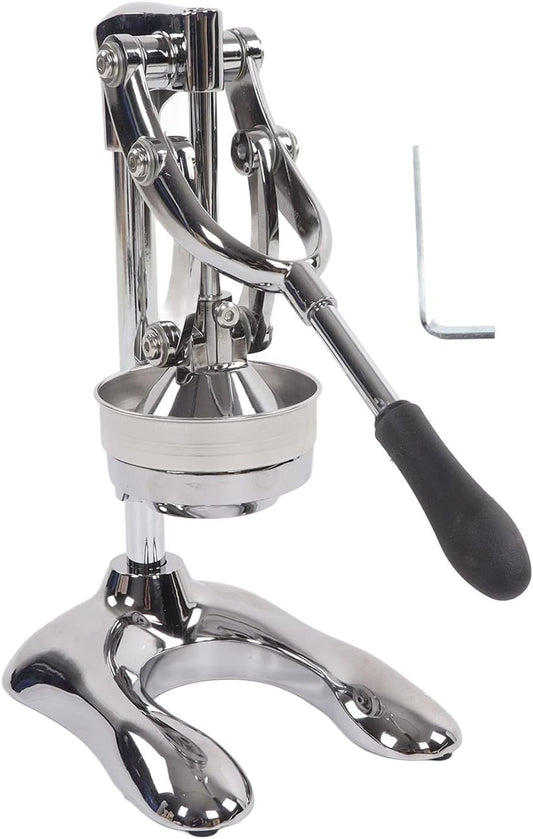 Nutripress Manual Juicer Stainless Steel Large Orange Squeezer Manual Press Juicer Separate Design Hand Pressed Juicer Fruit Squeezer With U Shaped Base Manual