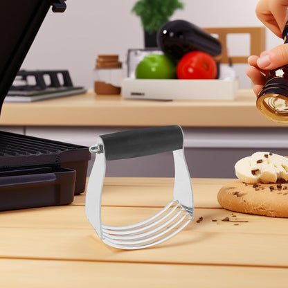 Stainless Steel Dough Blender Heavy Duty Pastry Cutter for Effortless Mixing and Cutting Kitchen Tool for Baking Pastries Pies Cookies User-friendly Design for Home and
