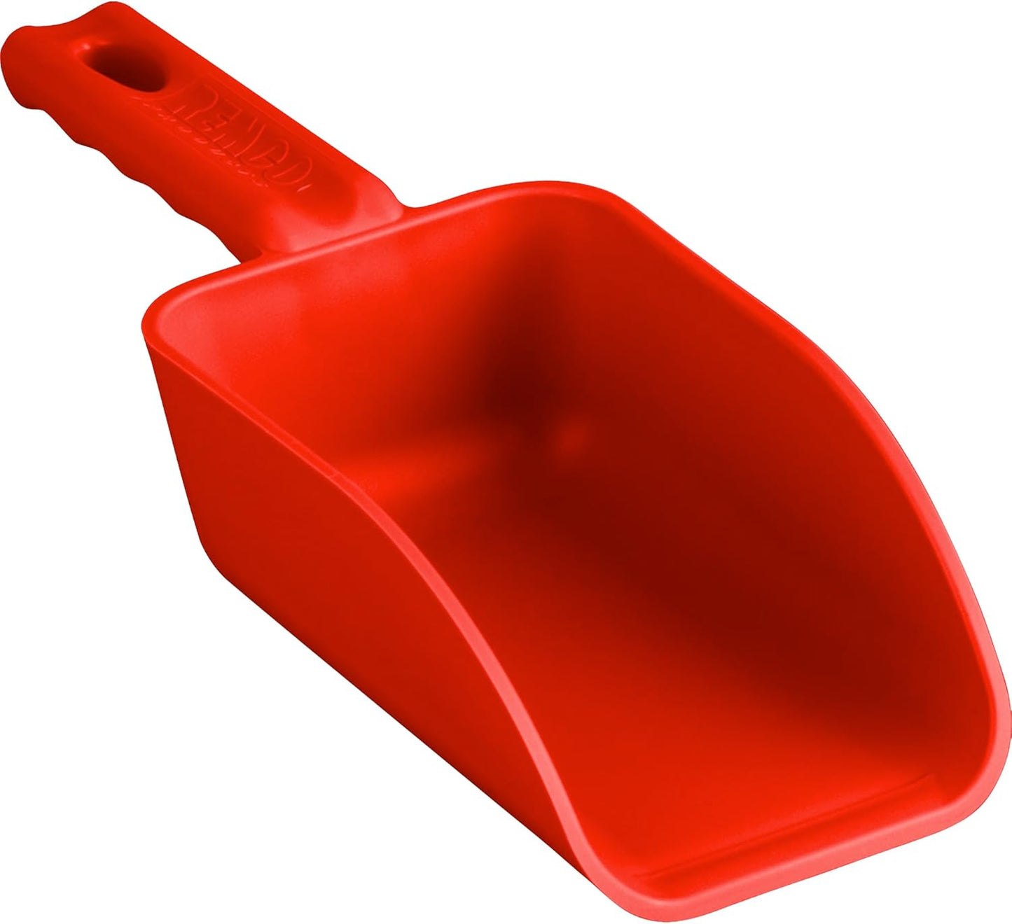 Vikan Remco 63001 Color-Coded Plastic Hand Scoop - BPA-Free Food-Safe Kitchen Utensils, Restaurant and Food Service Supplies, 16 oz, Pink