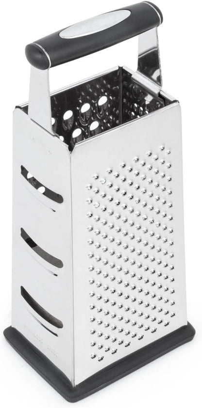 Fox Run 4-Sided Grater, Stainless Steel, 8-Inch