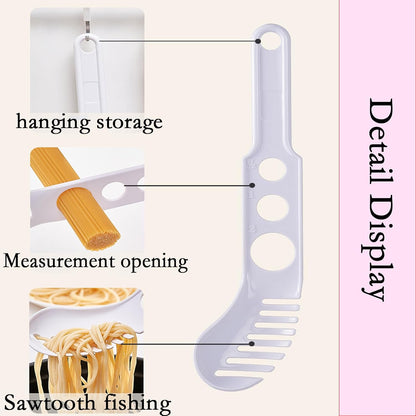 【Spaghetti Measuring Tool & Adjustable Measuring Spoon Combo Set】Kitchen Quantitative Tool for Cooking Baking, Pasta Portion Control with Gram/mL Scale for Restaurants Home Hotel Use