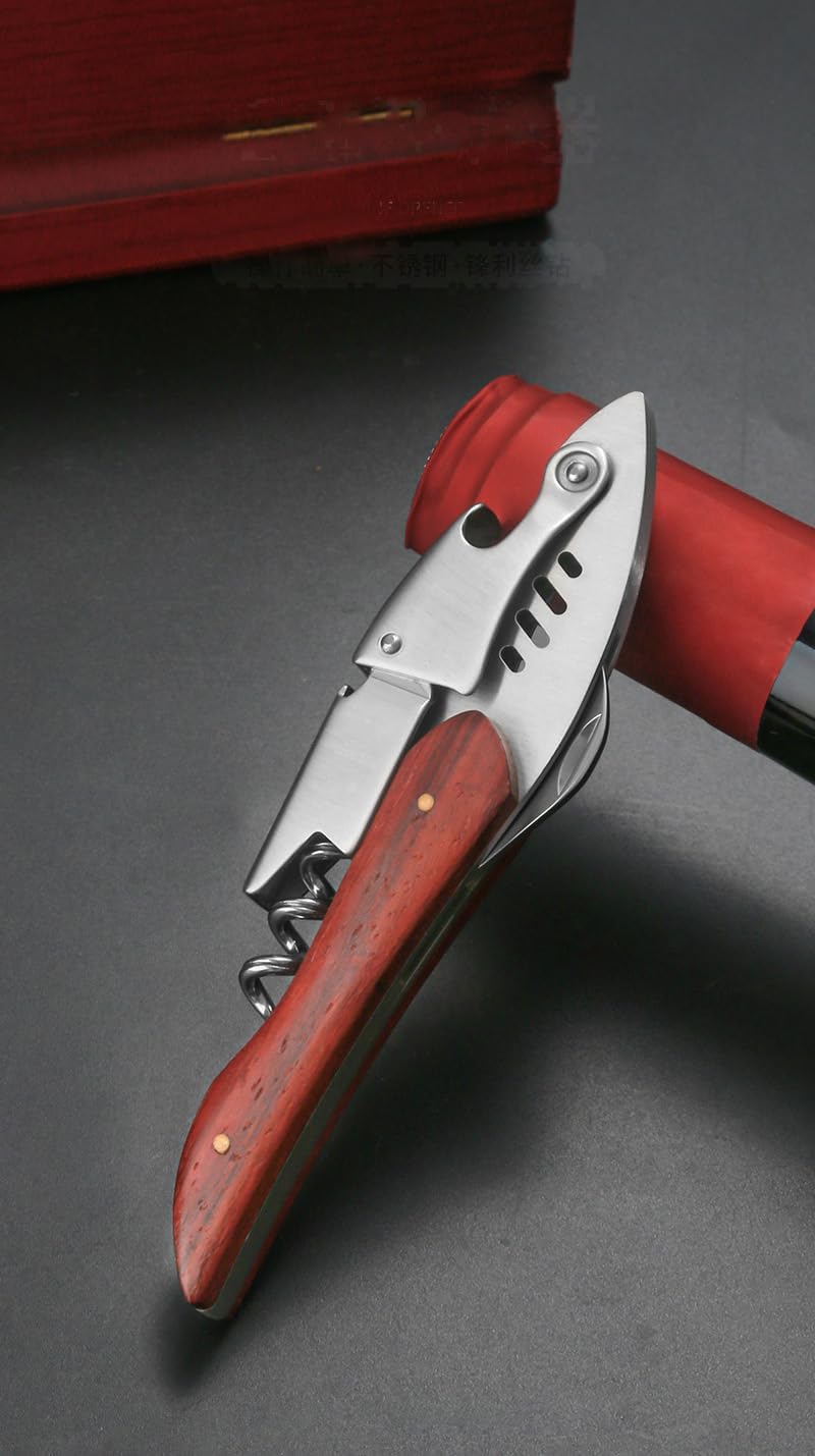 Unique Fish Corkscrew, Professional Waiters Corkscrew Wine Key Bottle Opener,Manual Wine Key for Servers, Waiters, Bartenders and Home Use