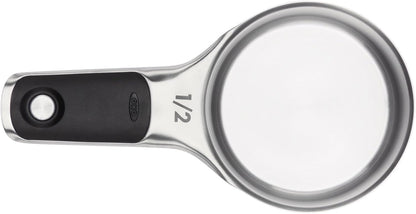 OXO Good Grips 4 Piece Stainless Steel Measuring Spoons with Magnetic Snaps
