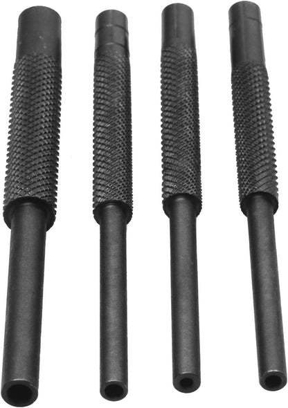 Pin Starter Punch Set Tool, Steel Roll Pin Starter Punch Tool, 1/16'', 3/32'', 1/8'', 5/64''