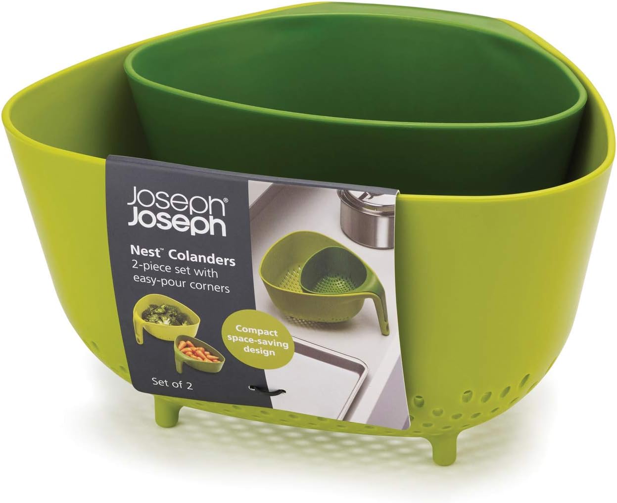 Joseph Joseph 40094 Nest Colander, One size, Gray