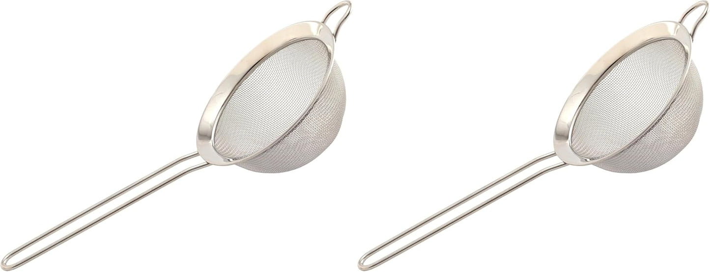 Norpro Stainless Steel Strainer, 4-inch, Silver, 1 Count (Pack of 1)