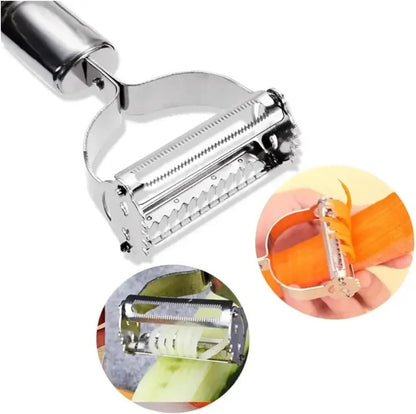 Stainless Steel Grater Julienne Peeler Vegetables Fruit Slicer