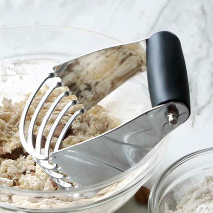 Gadpiparty Stainless Steel Dough Pastry Cutter and Blender Heavy Duty Baking Tool for Smooth Dough Mixing and Pastry Preparation