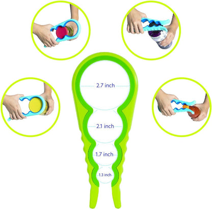 Evriholder Easi-Twist 1pk, Easy Grip Jar Opener, Pack of 1, Colors May Vary