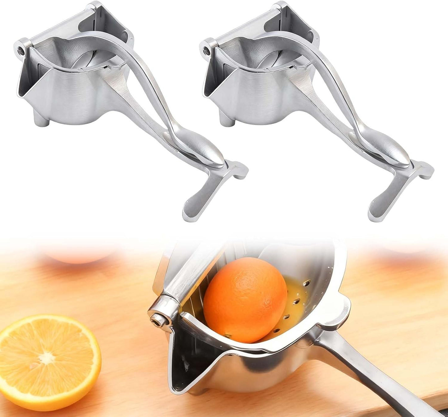 Fresh Fruit Juice Extractor, 2026 New Heavy Duty Hand Juicer Squeezer Lemon Juicer Manual Hand Press with Ergonomic Grip, Easy to Clean for Orange Citrus Lime Grapefruit Home Kitchen Tool (1)