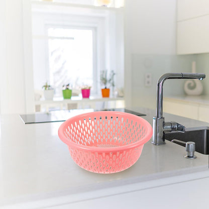 3-piece Sink Colander Strainer Basket Set Draining Basket for Food over Sink Colander Random Color