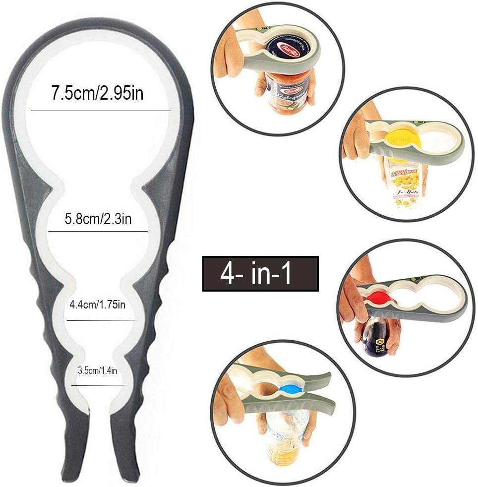 Easy-Twist Jar Opener: Maxracy Effortless Lid Opening for Weak Hands & Arthritis | Versatile Bottle Opener | Jar Openers & Bottle Openers