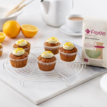 freee Plain White Flour Bag 2.2 lb (1 kg) | Gluten Free All-Purpose Flour Blend for Baking Bread, Cakes, Pastries & Cookies | Vegan, Kosher, Halal Certified | Imported from UK