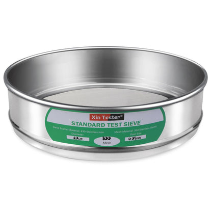Xin Tester 325 mesh Standard Mesh Lab Sieves Laboratory Sample Test Analysis Sieve Dia 7.88 Inches