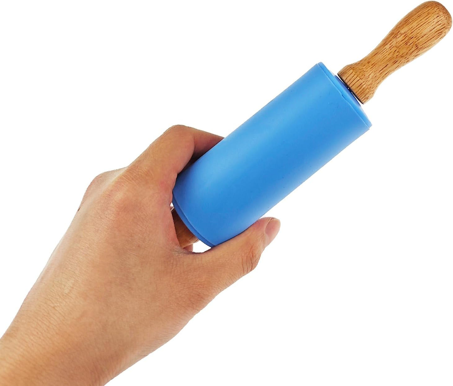 2 Pack Small Rolling Pin for Kids, Kids Rolling Pin for Home Kitchen (9 Inch)