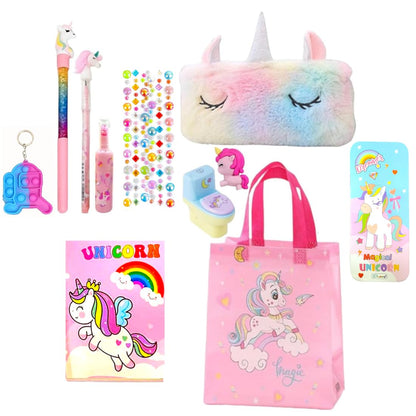 uniocron stationery set for girls unicorn gift set unicorn pencil pouch with unicorn pen unicorn pencil and fur diary for kids