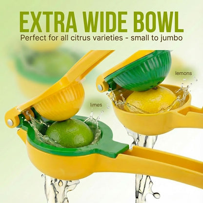 Stainless Steel Manual Juicer Citrus, Lemon Squeezer, Fruit Juicer Lime Press Metal, Professional Hand Juicer Kitchen Tool Bar Juicer for Bartender Accessories