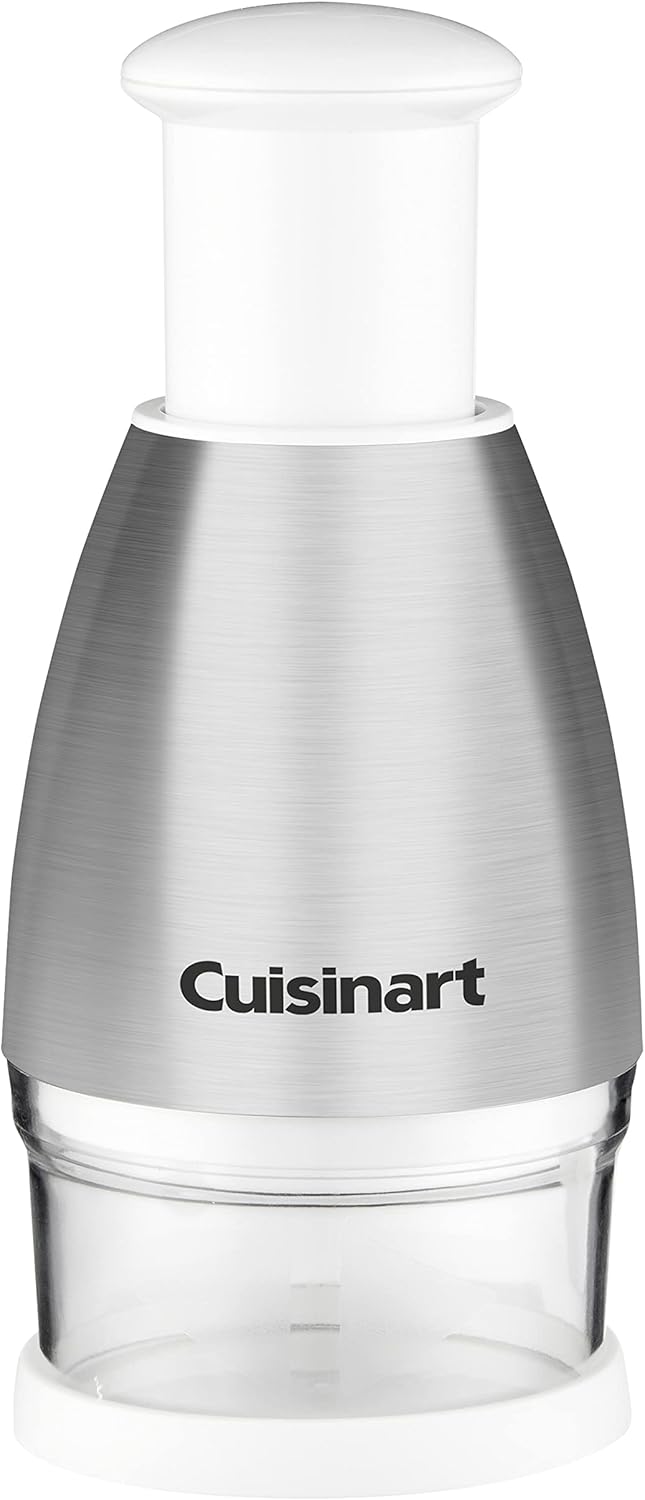 Cuisinart Chopper, Stainless Steel/Black, CTG-00-SCHP, 8.2" x 3.9" x 3.9"