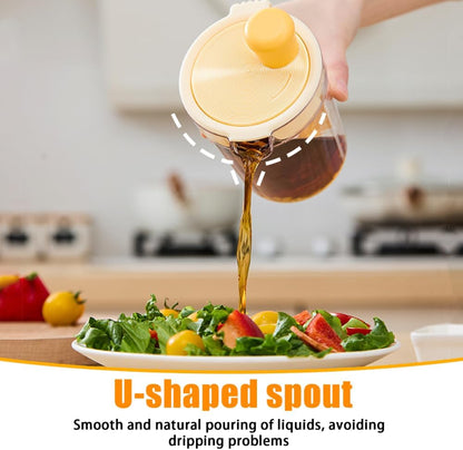 Salad Dressing Mixer Bottle, 500ML Egg Filter Mixing Cup Manual Sauce Shaker Bottle with Scale for Egg, Batter, Salad Dressing