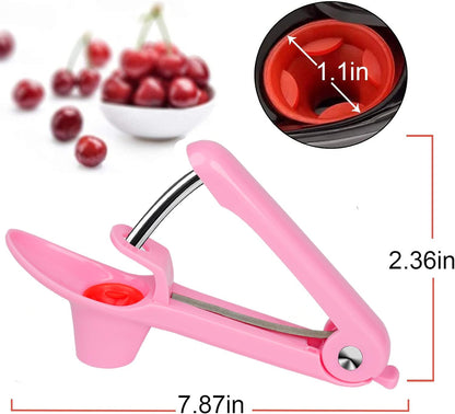 Cherry Pitter Tool Pit Remover, Multiple Cherry Seed Remover, 7 Holes Cherry Stoner Pitter Quick Release, Multiple Cherry Pit Remover Cherries Jam