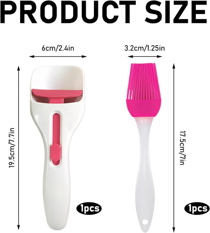 Cupcake scoop, muffin making, precise and drip-proof, suitable for perfect cakes and pancakes, easy-to-use oil brush, cake batter dispenser, professional kitchen baking tool, dishwasher-safe