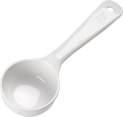 Carlisle FoodService Products 492104 Measure Miser Solid Measuring Spoon with Short Handle, 1 Ounce, Yellow