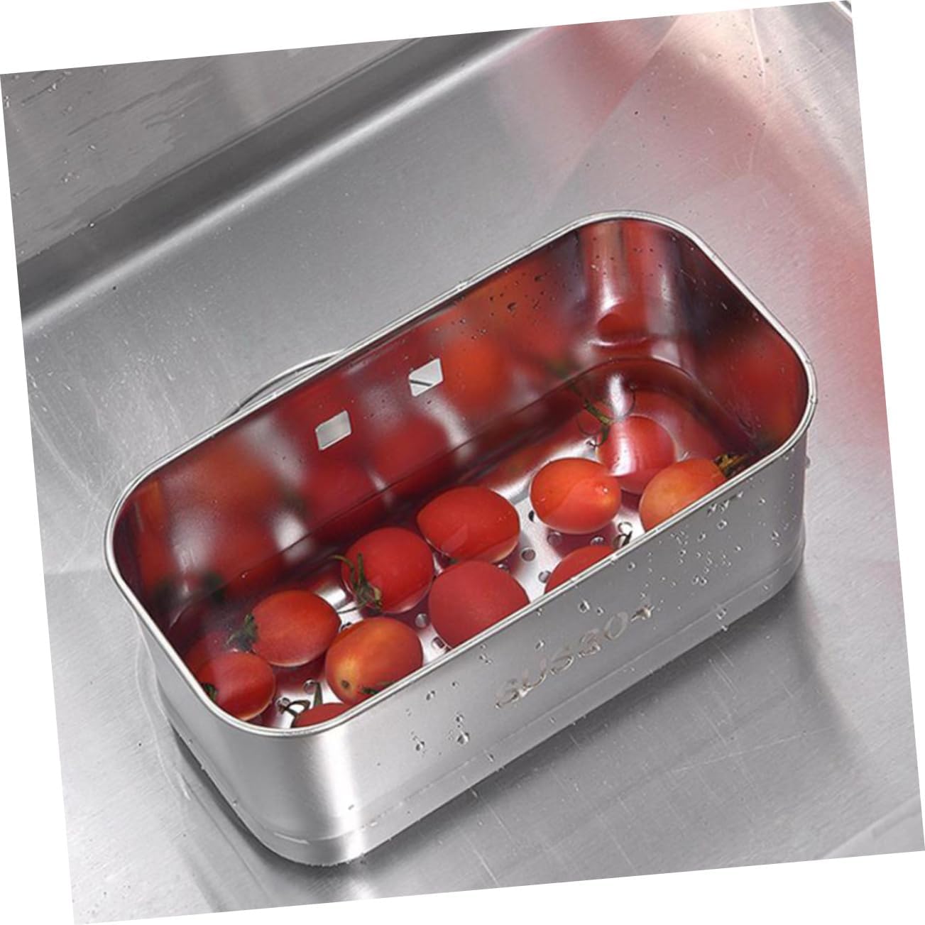 Stainless Steel Sink Drainer Basket Collapsible Dish Rack Suction Cup Silverware Drying Kitchen Storage Strainer