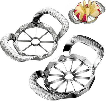 2026 New Stainless Steel Apple Corer Slicer, 8/12 Sharp Blades, Easy to Use & Time-Saving for Home Kitchen Fruit Prep (8 Blade)