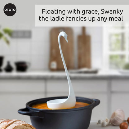 OTOTO The Original Nessie Ladle - Soup Ladle, Cute Gifts, Funny Kitchen Gadgets, Loch Ness design, Cooking Gifts for Mom - Cute and Practical Kitchen Utensils - Unique Gifts for Women