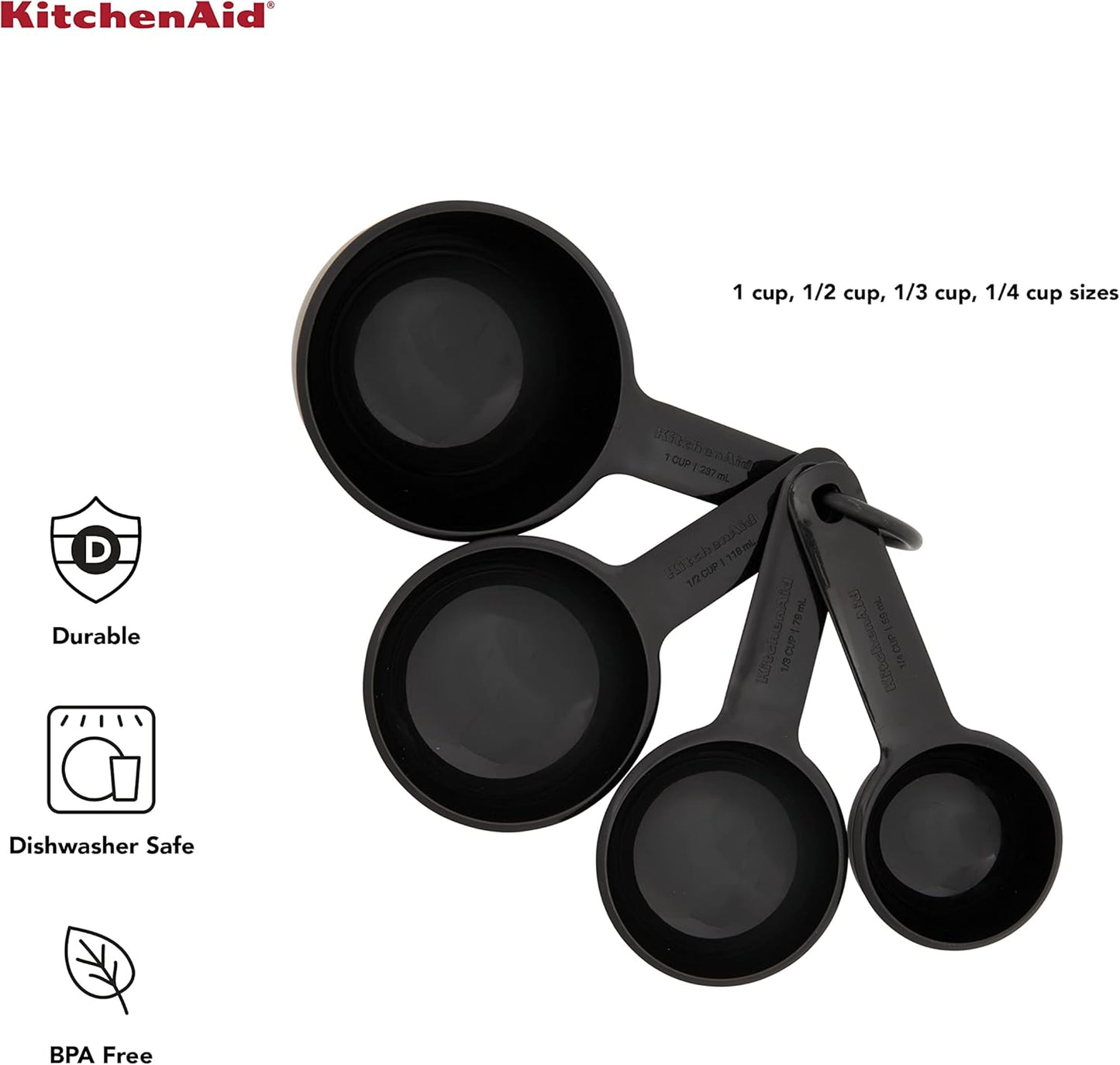 KitchenAid Universal Measuring Cup Set, 4-Piece, Pistachio