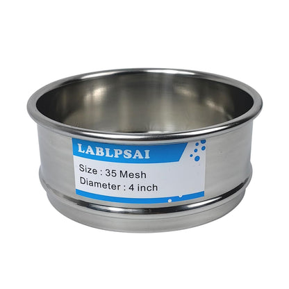 325 Mesh Lab Sieves 4" Diameter 304 Stainless Steel Wire Cloth Test Sieve for Industrial Laboratory Home