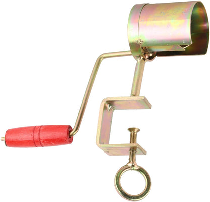 Hand Crank Corn Sheller Efficient Peeling Tool Firm Clamping Long Life Iron Material for Farms and Home