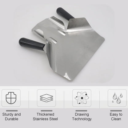 French Fry Scoop & Scooper - Polycarbonate Multipurpose Utility Scooper for Ice Candy Snacks & More