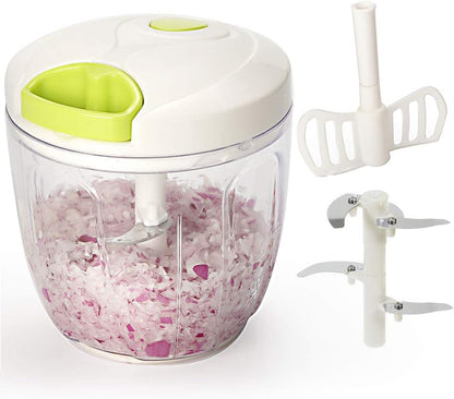 Vinipiak Manual Food Chopper for Vegetable Fruits Nuts Onions Chopper Hand Pull Mincer Blender Mixer Food Processor