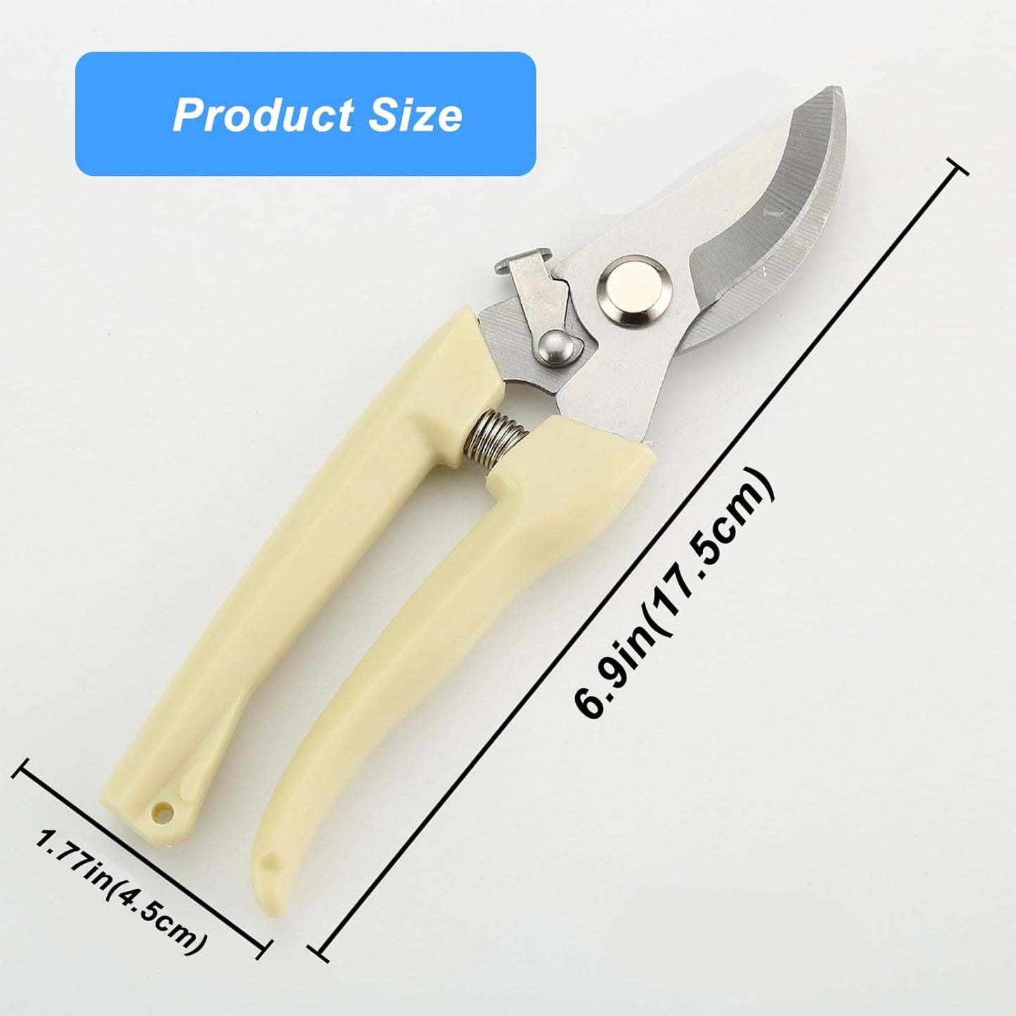 Professional Pruning Shears,Premium Garden Scissors, Stainless Steel Blade Garden Shears,Perfect for Trimming Flowers, Shaping Plants, Bonsai,Hydroponics,Herbs