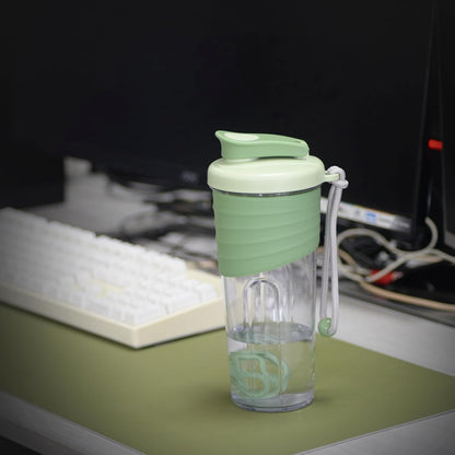 Protein Shaker Bottle,Sports Blender Bottles for Protein Mixes with Whisk Ball,Mixer Bottle,Portable Pre Workout Whey Protein Drink Shaker Cup，Midnight Blue