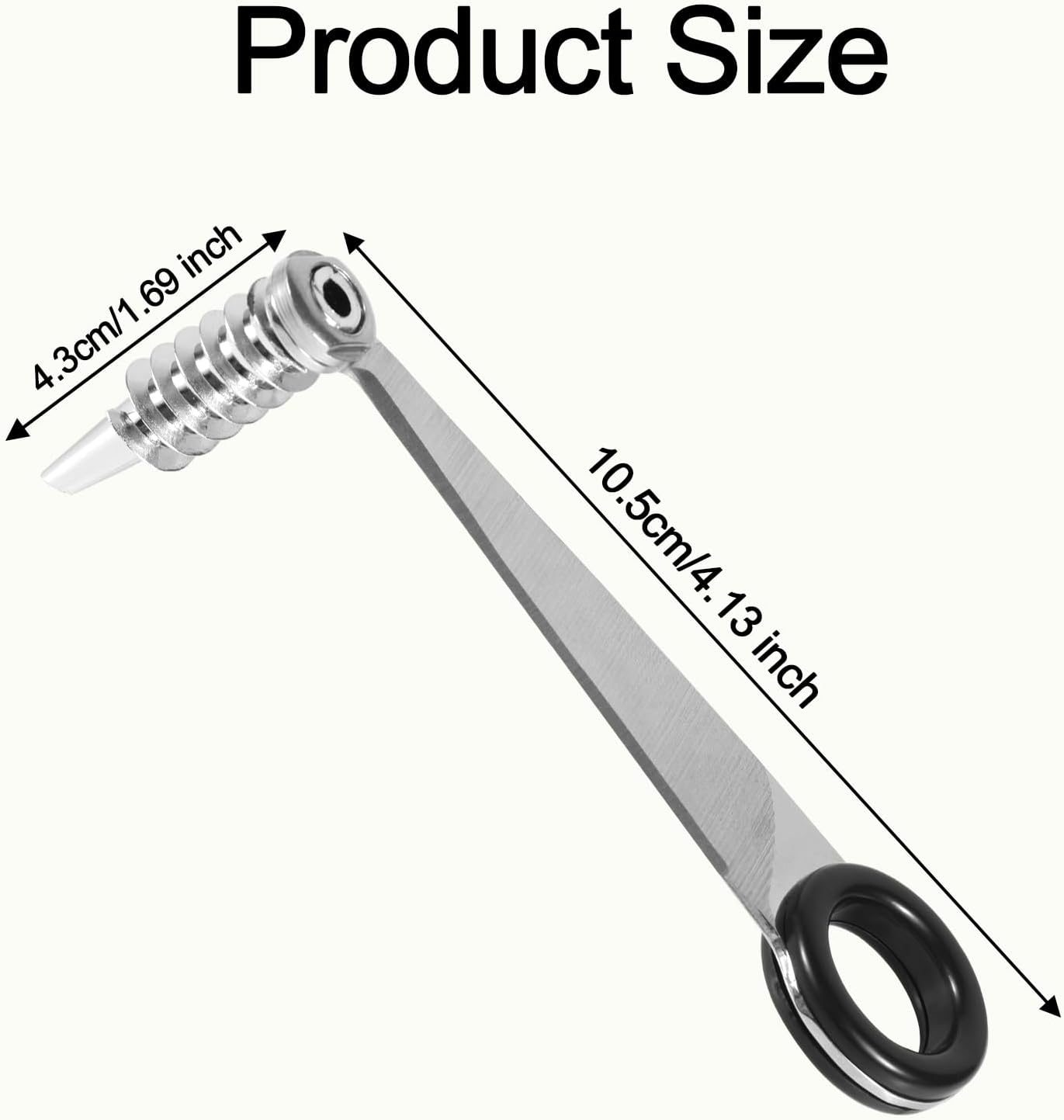 Spiral Cutter Slicer, Manual Stainless Steel Spiralizer Portable Spiral Knife Peeler Tool for Vegetable Potato Cucumber Carrot Fruit Kitchen Gadgets