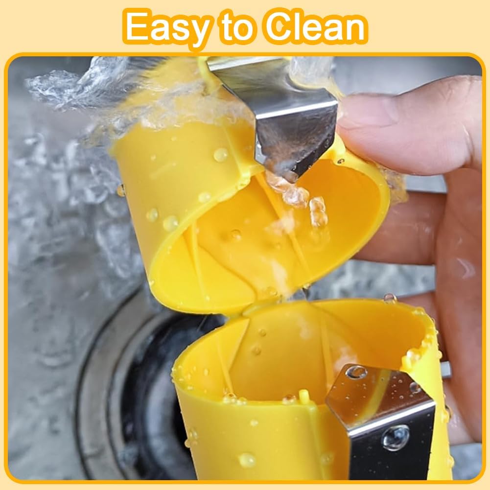3pcs Egg Shell Opener for Hard Boiled Eggs Stainless Steel Egg Peeler Tool Easy Egg Cracker Tool for Raw Eggs, Egg Slicer for Raw Eggs Kitchen Gadgets for Baking