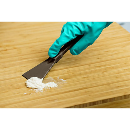 SPARTA Polypropylene Scraper Tool Food Safe Scraper for Removing Caked-On Residue in Commercial Kitchens, Plastic, 7.82 x 3 Inches, White