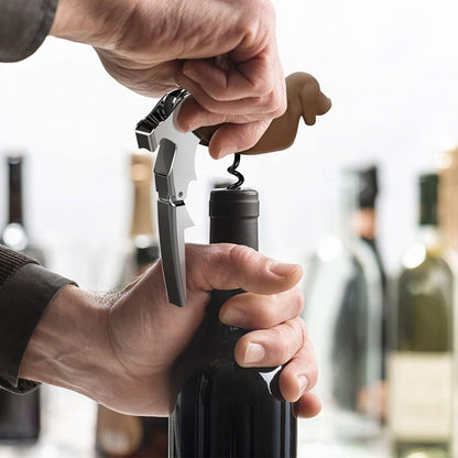 Unique Fish Corkscrew, Professional Waiters Corkscrew Wine Key Bottle Opener,Manual Wine Key for Servers, Waiters, Bartenders and Home Use