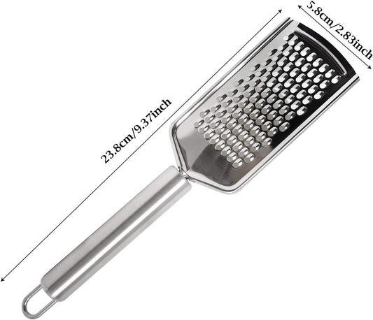 1PCS Stainless Steel Cheese Grater Lemon Zester with Handle for Vegetables Lemon Cheese Chocolate