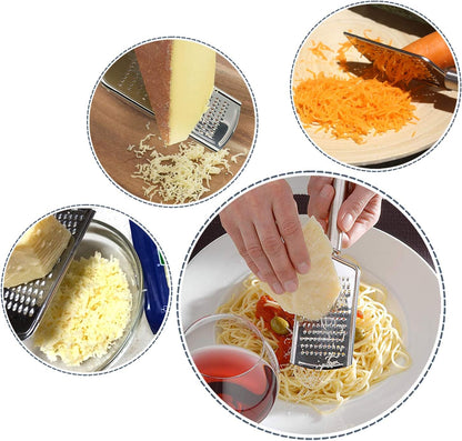 1PCS Stainless Steel Cheese Grater Lemon Zester with Handle for Vegetables Lemon Cheese Chocolate