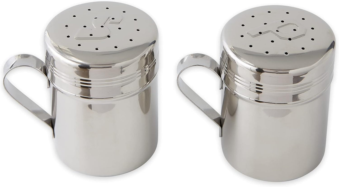 RSVP International Endurance Kitchen Shaker Collection Dishwasher Safe, All Purpose, 11 ounce, Stainless Steel