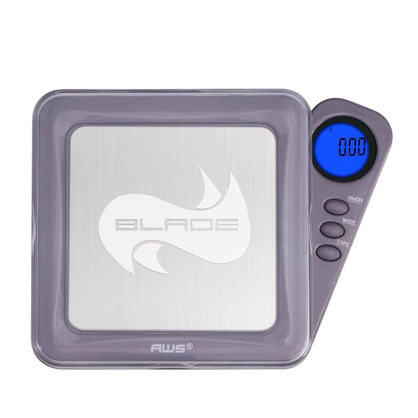 American Weigh Scales Blade Series Digital Pocket Gram Scale 1000g x 0.1g | Precision Mini Scale 0.1g Accuracy, Pocket Scale for Kitchen, Gold, Gems & Coin Scale, Smart Digital & Compact Scale