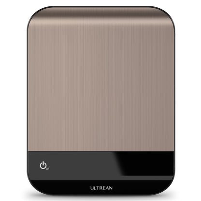 Ultrean Food Scale, Digital Kitchen Scale with LED Display, Weight Grams and Ounces for Baking Cooking, 6 Units with Tare Function, 11lb (Batteries Included)
