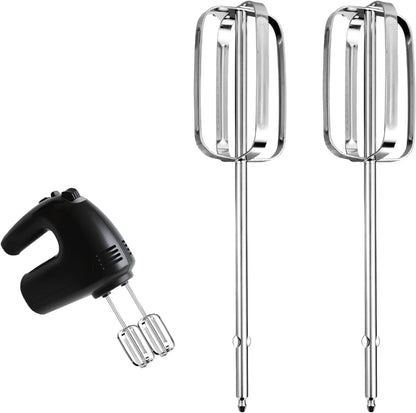 2pcs Hand Mixer Beaters Attachments Compatible with BLACK & DECKER, Universal Stainless Steel Electric Hand Mixer Whisk Replacement for Cooking and Baking