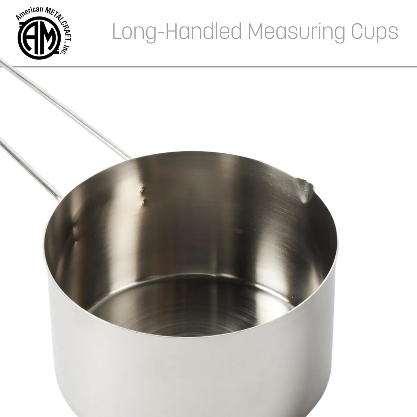 American METALCRAFT, Inc. American Metalcraft MCL125 Stainless Steel Measuring Cup, 1 1/4-Cup