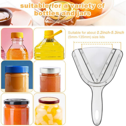 Jar Opener for Weak Hands,Jar Opener for Seniors with Arthritis,Can Opener Jar Opener Gripper Kitchen Gadgets Bottle Opener Jar Lid Opener,Gripper Opener for Jars Bottles(Grey)