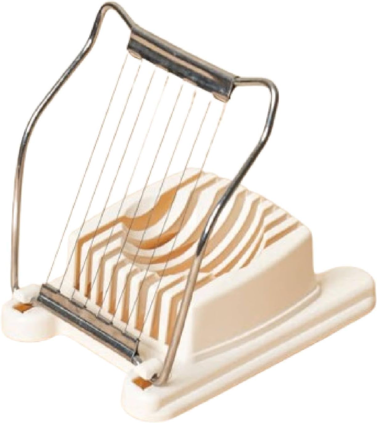 Japanese Egg Slicer Stainless Steel Wire Cutter – Hard-Boiled Egg, Tomato, and Fruit Slicer, Compact BPA-Free Kitchen Tool, Made in Japan Food Prep Utensil
